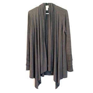 Charcoal gray cardigan